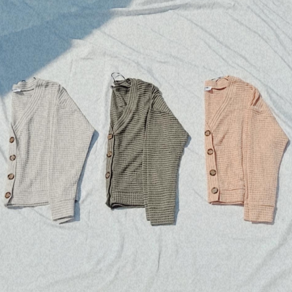 ๐๏ธLet's stay in Collection// Misty rose Cardigan - Picture 5 of 10